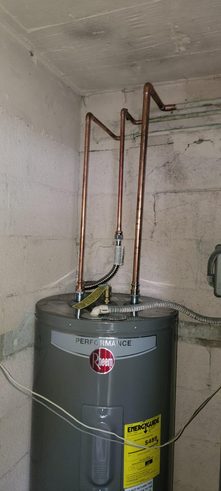 Rheem Water Heater and Valve Installation in Coral Gables - Miami 24/7 Plumbing
