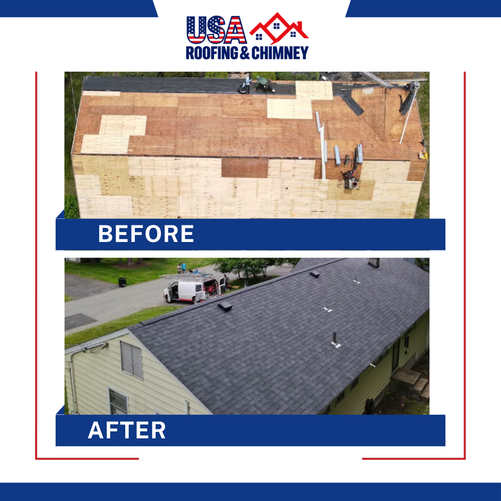 USA Roofing & Chimney LLC is a licensed and insured roofing, chimney, and siding contractor serving  