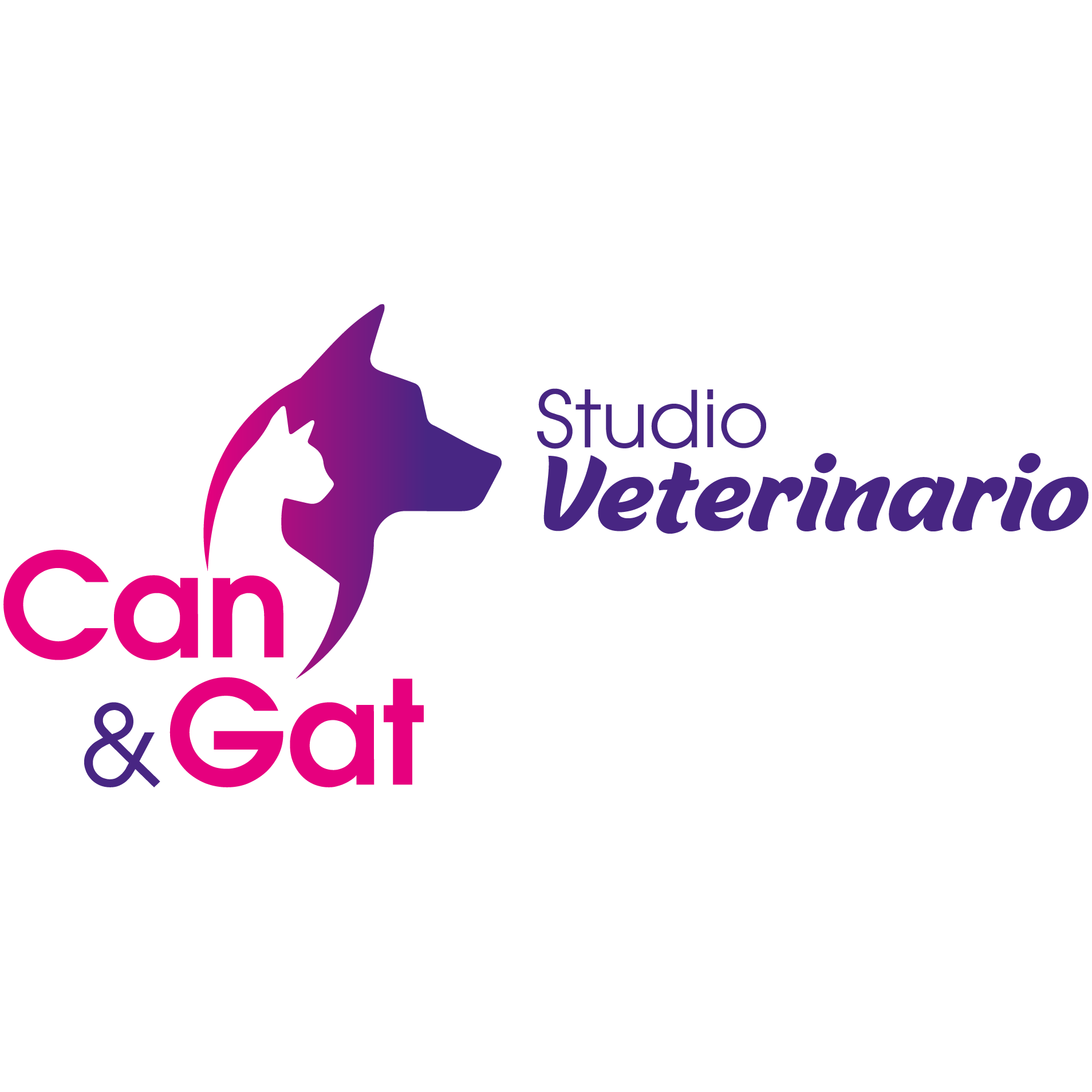 Studio veterinario Can e Gat Logo