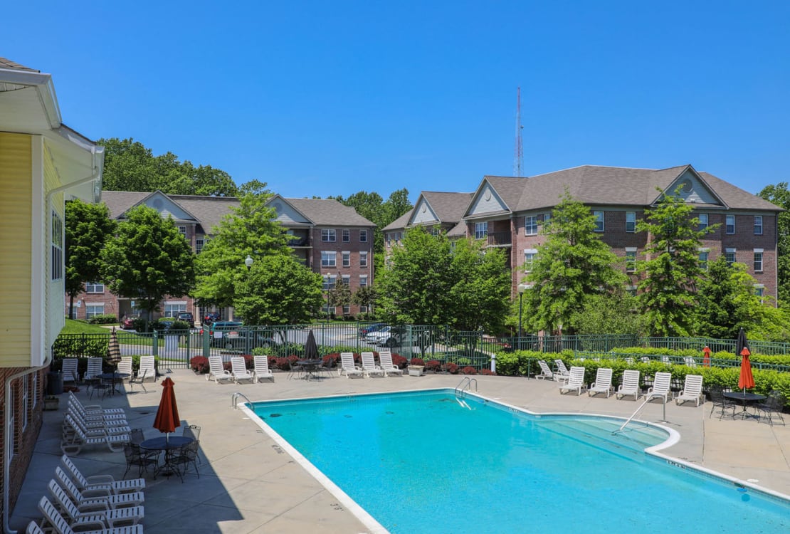 Outdoor Swimming Pool at The Residences at Brookside Commons Apartments