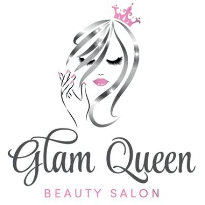 Logo Glam Queen Beauty Salon