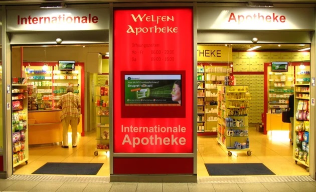 Internationale Apotheke Welfen Apotheke im Ostbahnhof-Untergeschoß, Orleansplatz 10 in München