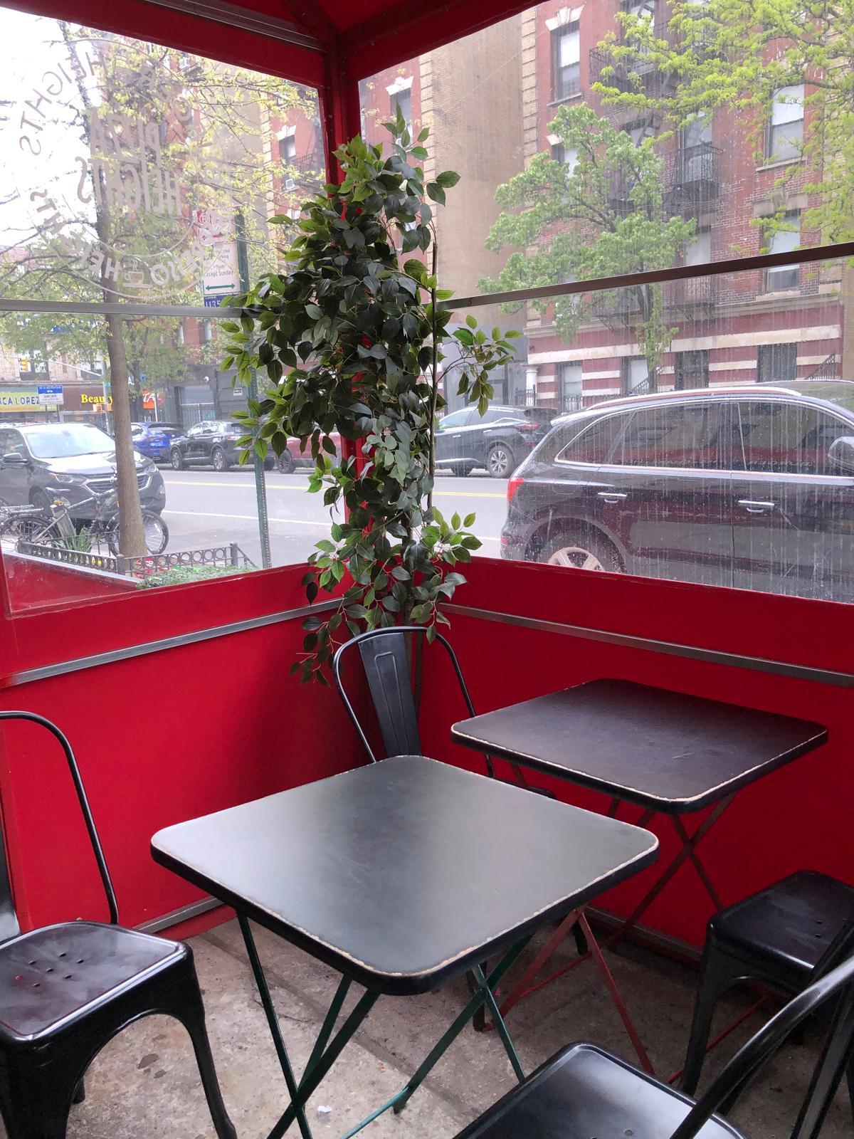 Tables for sitting