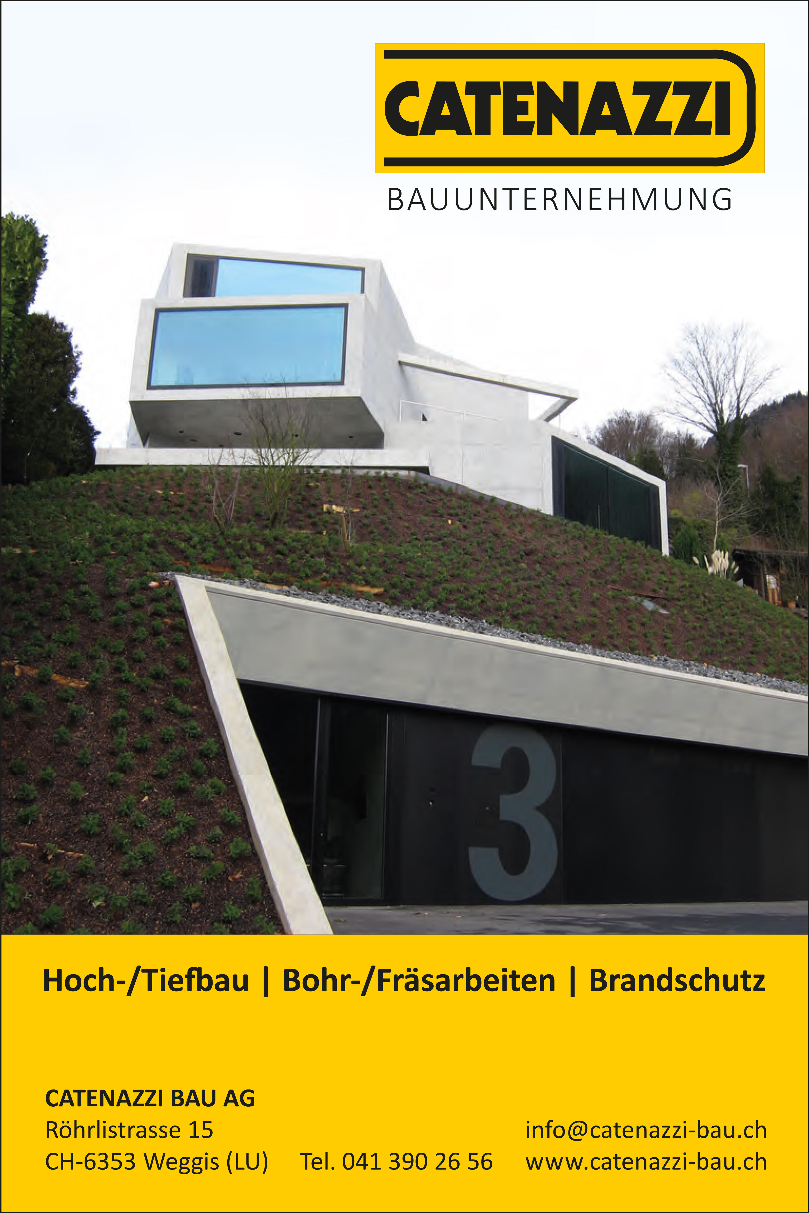 Catenazzi Bau AG, Röhrlistrasse 15 in Weggis