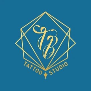 Turquoise Blue Tattoo Logo
