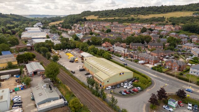 Drone shot of MKM Scarborough site
