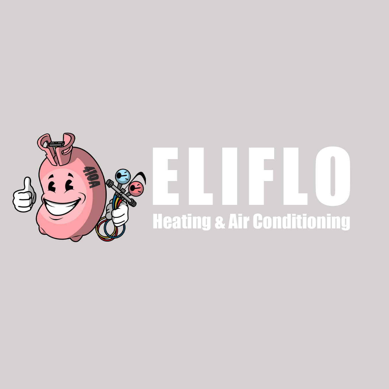 Eli Flo Heating &amp; Air Conditioning Logo