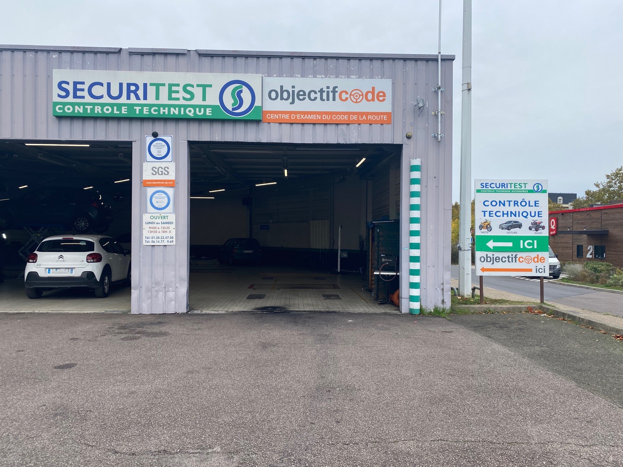 Images Sécuritest Contrôle Technique Automobile LES MUREAUX