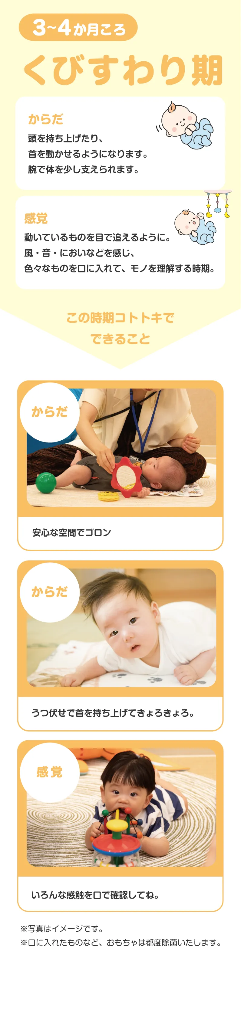 3〜4か月ごろ