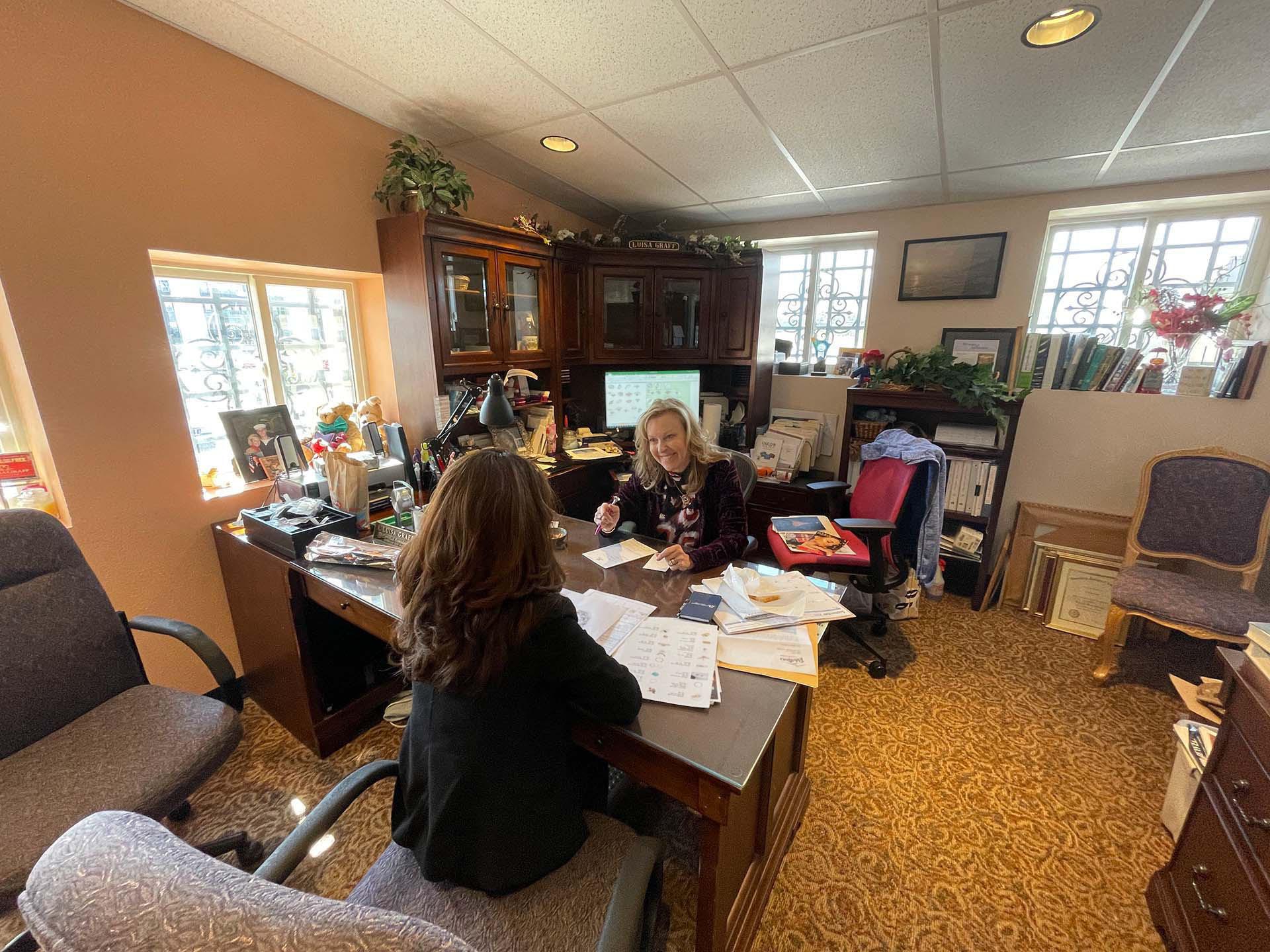 Luisa Graff Jewelers Luisa Graff hard at work