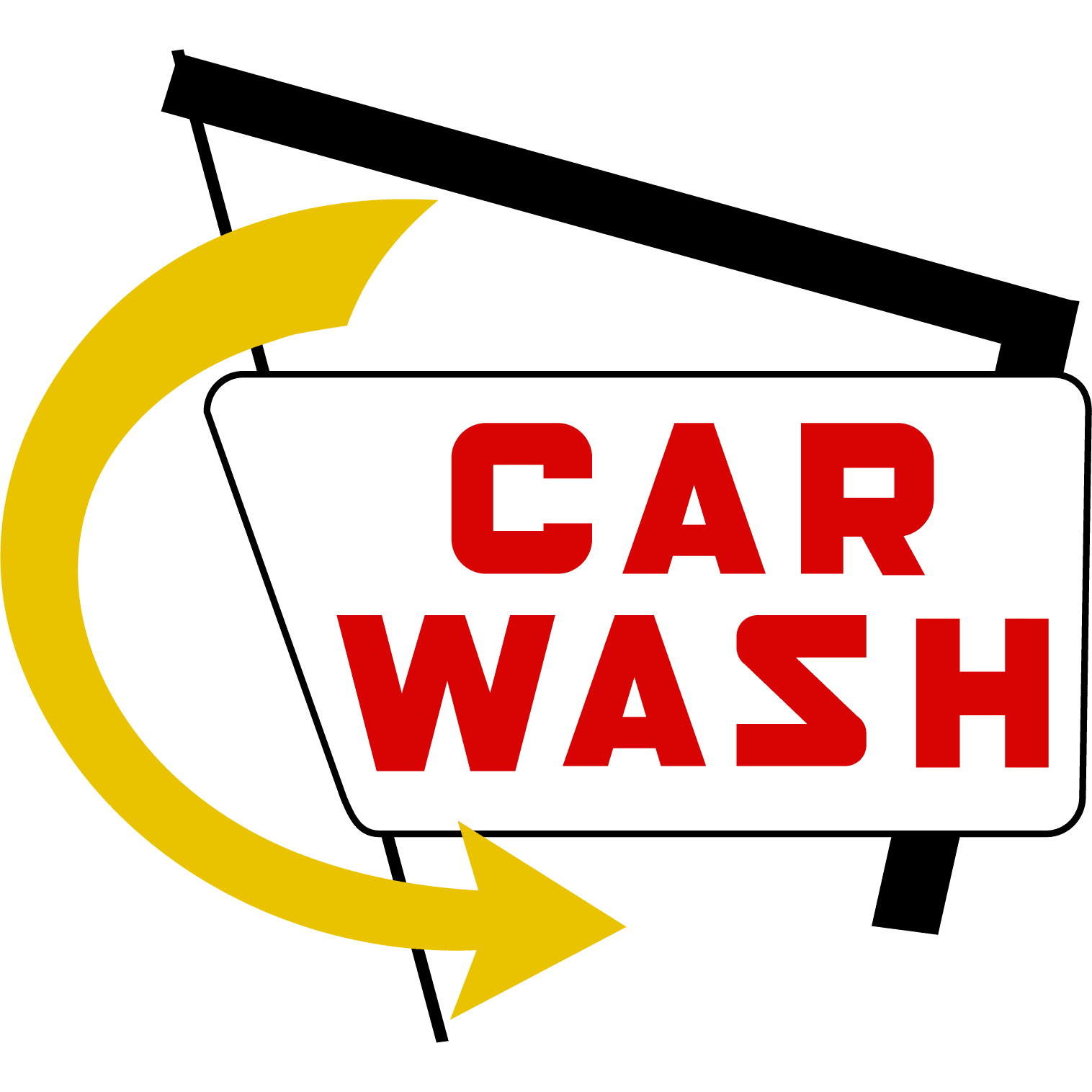 Golden Arrow Car Wash & Detailing Logo