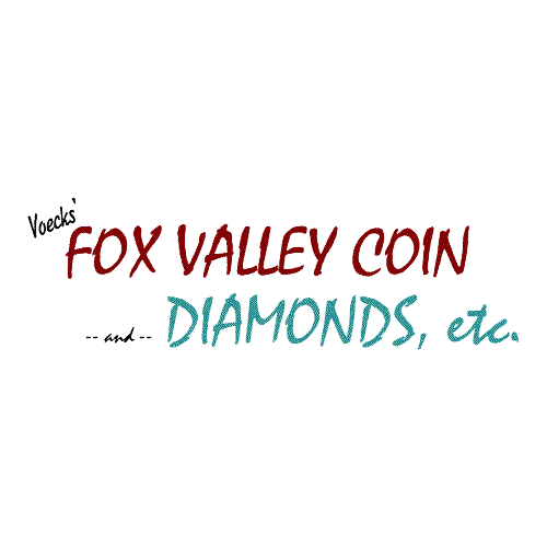 Voecks' Fox Valley Coin & Diamonds Etc. Logo