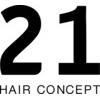 21 Hair Concept Logo