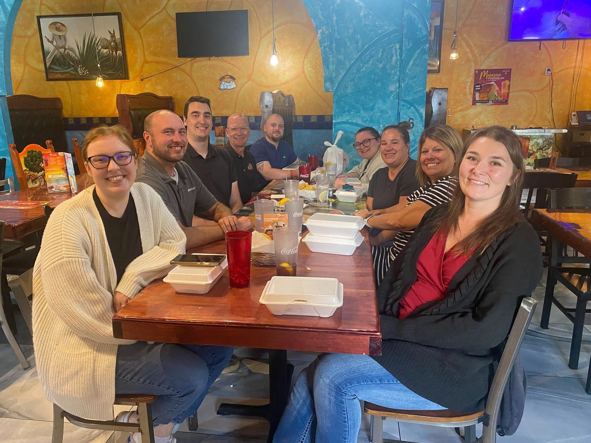 Yesterday was a busy and fun day for our team. We celebrated all of our June special occasions with lunch at Miranda's and recognized our May award winners. Macy earned the Dundee Award, Ariane received the Rocket Mindset Award for her outstanding progress in training, and Kyle took home the Soaring Eagle Award for helping the most customers in May. Congratulations to all three. We are proud to have such an incredible team!