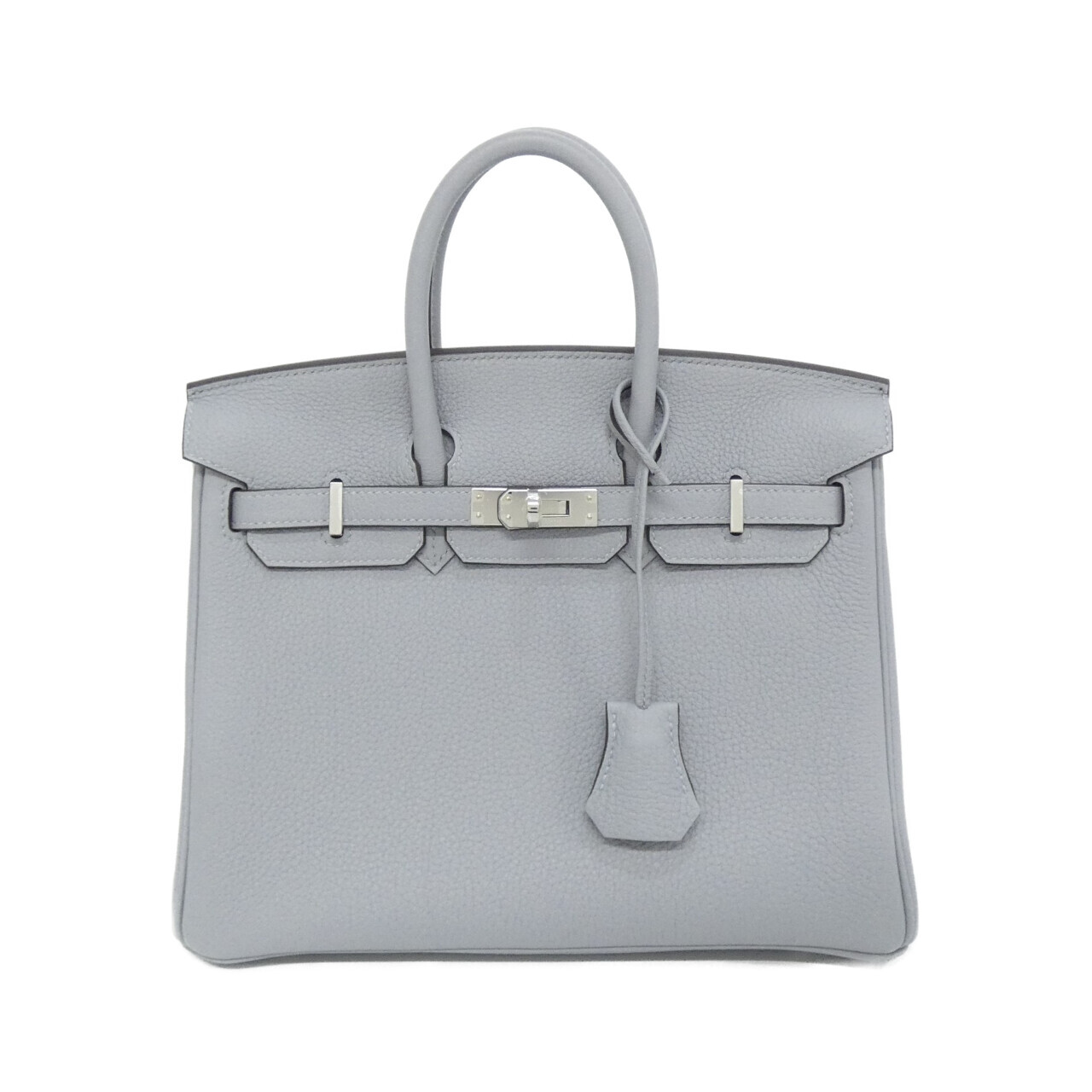 エルメス バーキン 25cm 041344CK トゴ GRIS PANTIN シルバー金具 K刻印