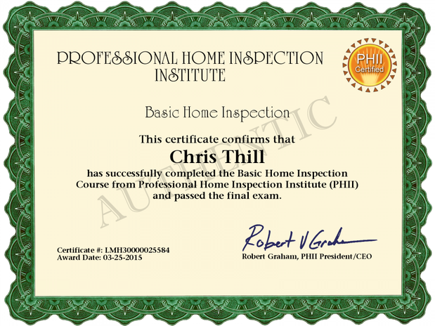 Images Thill Home Inspections