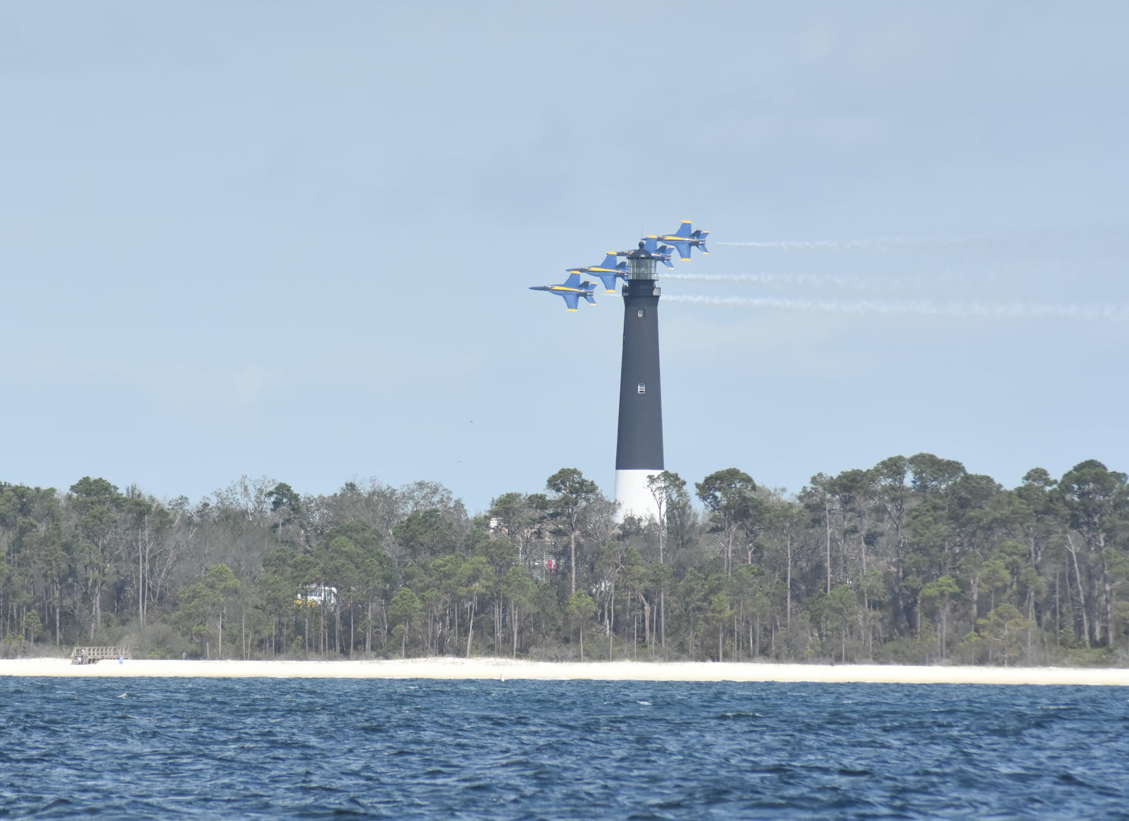 Blue Angels and dolphin cruise from Jolly Sailing on Pensacola Beach!