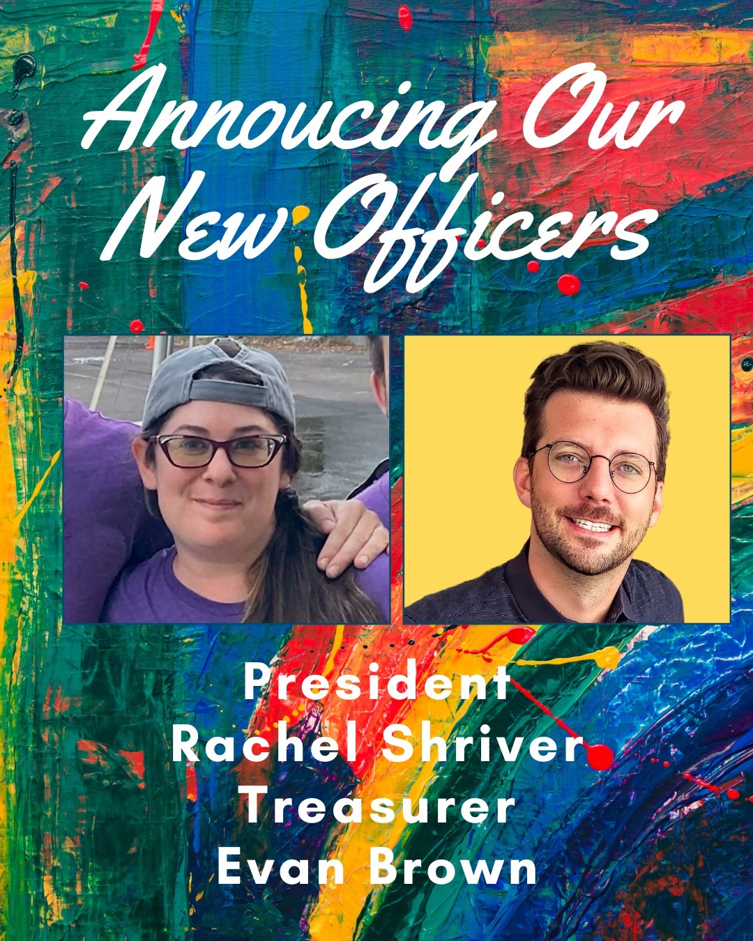 Congratulations to our very own [President] Rachel Shriver!!! We are very excited for her in her additional roll. Stop by our office to congratulate her if you have a minute!