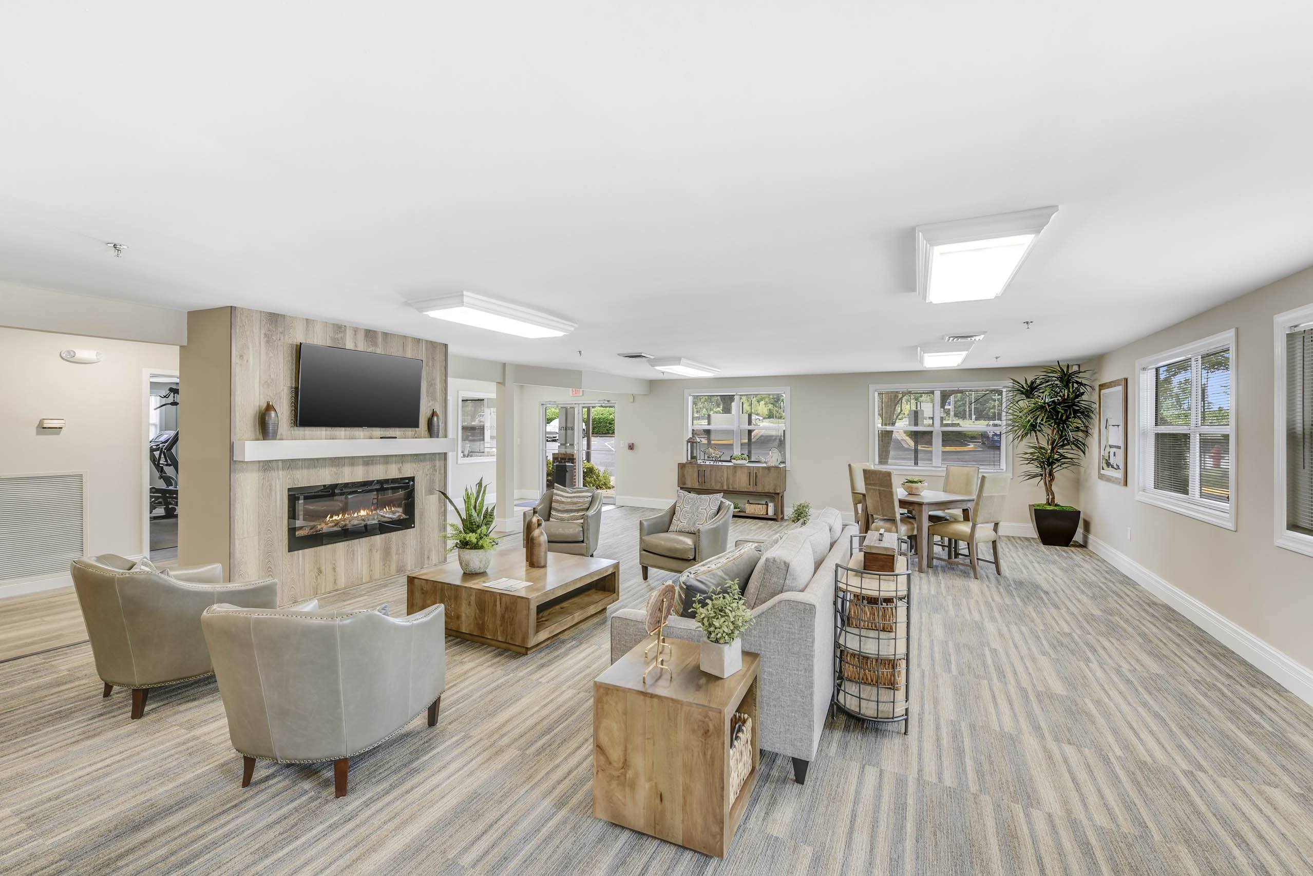 Spacious living room