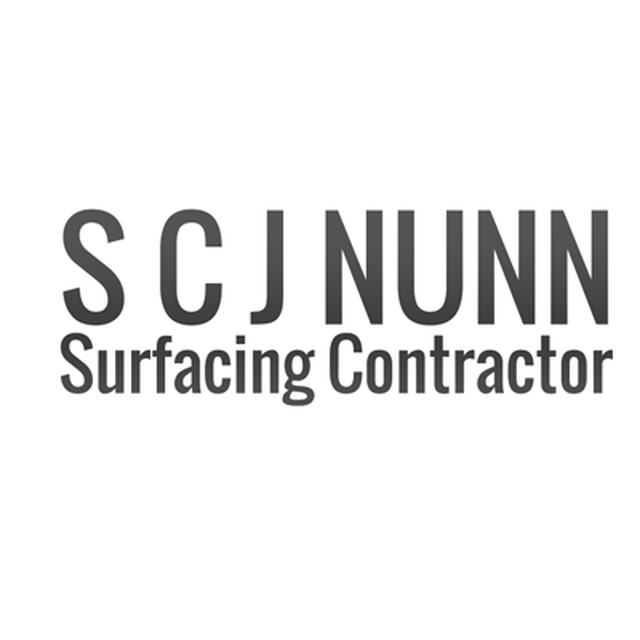 S C J Nunn Surfacing Contractor Logo