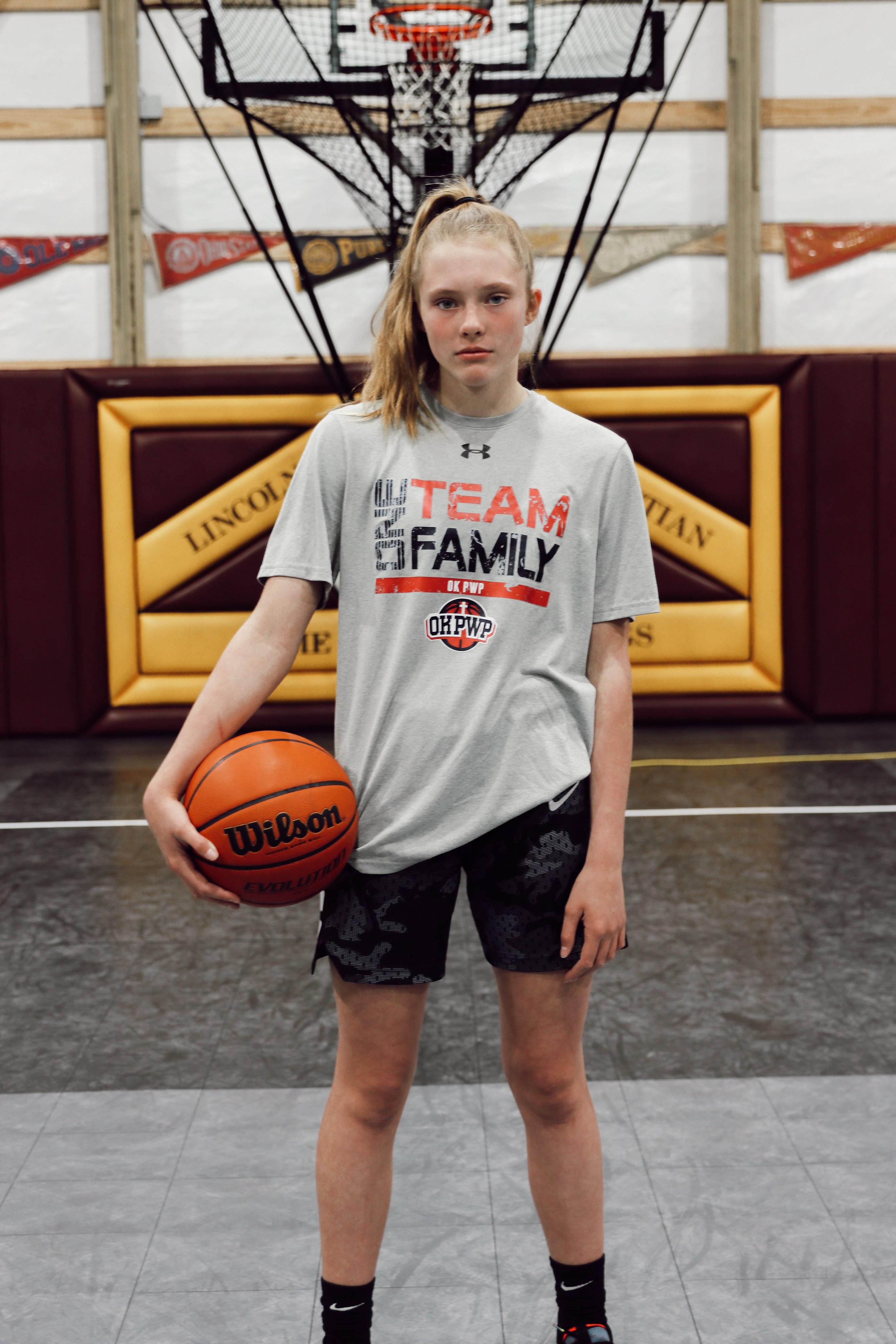 K2C Gyms is the practice facility of choice for Oklahoma basketball star, Audrey Hopkins from Lincoln Christian School in Tulsa, Oklahoma.