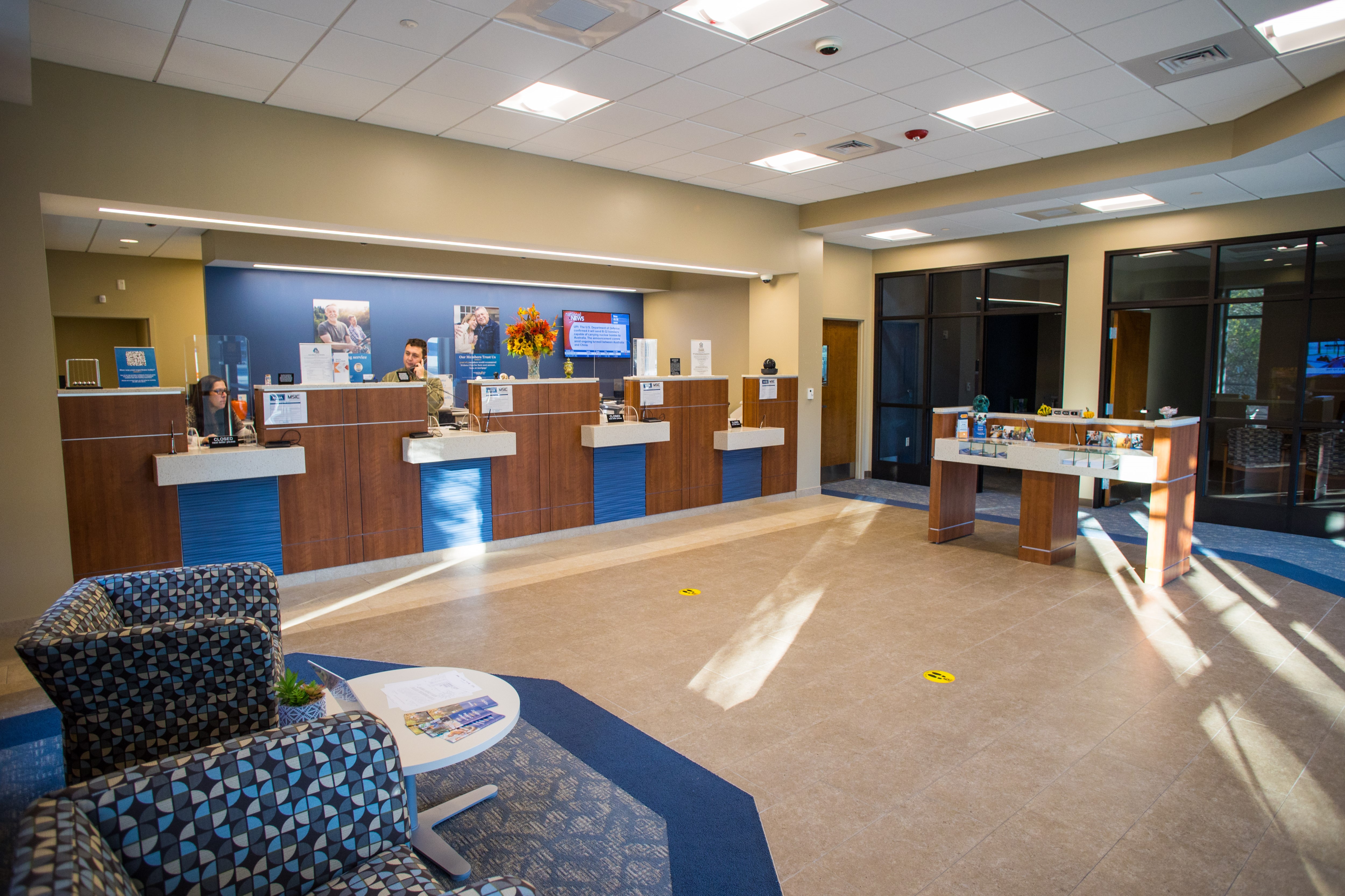 Boylston branch lobby