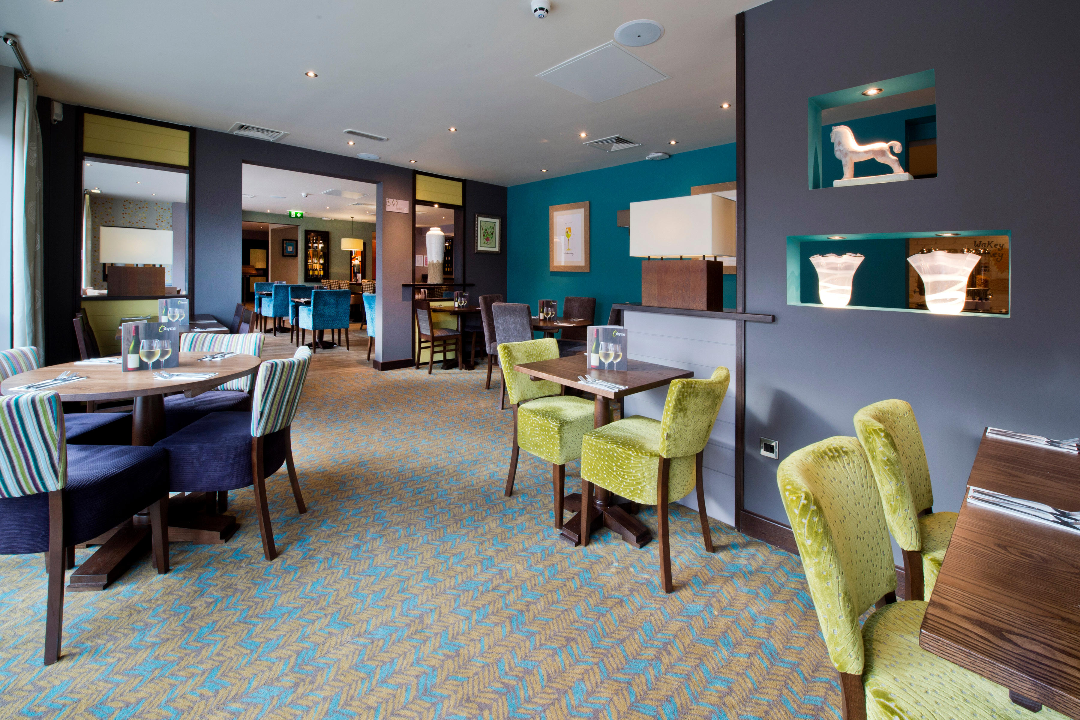 Thyme restaurant interior Premier Inn Sunderland City Centre hotel Sunderland 03330 037893