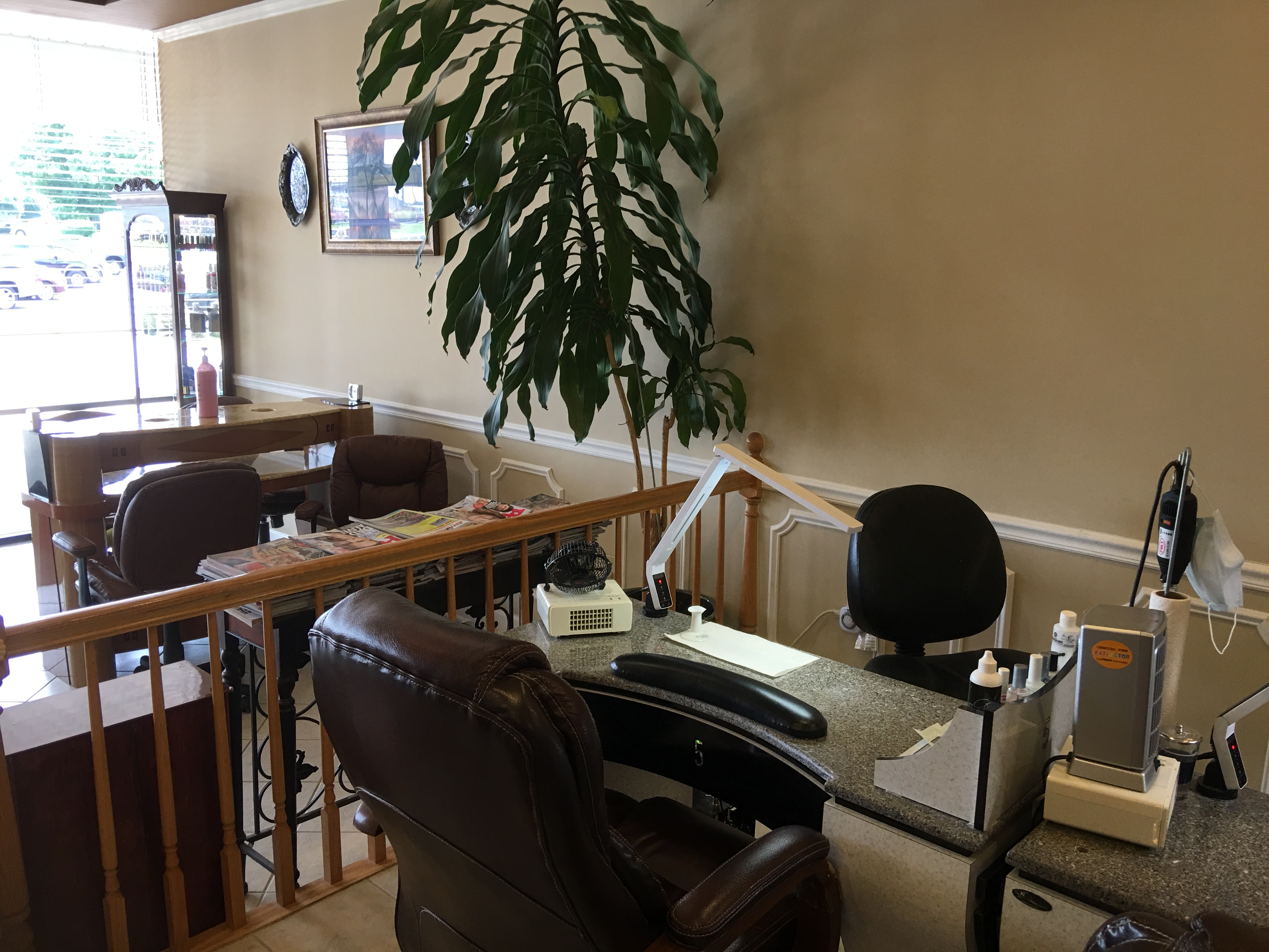 Manicure Table.  Let the Pampering Begin! 