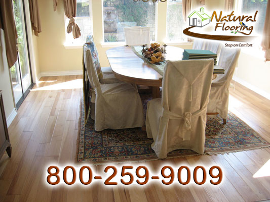 Hickory Natural Distressed Wood Floor