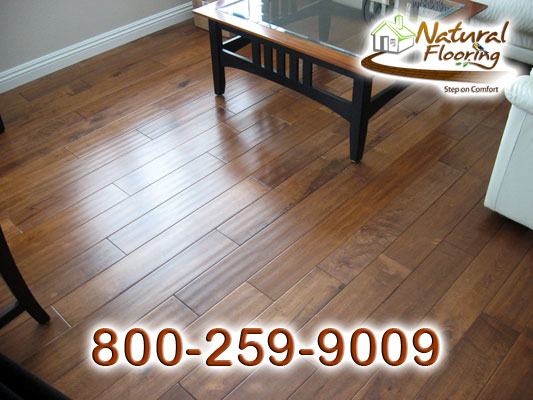 Maple Sunset Handscraped Wood Floor