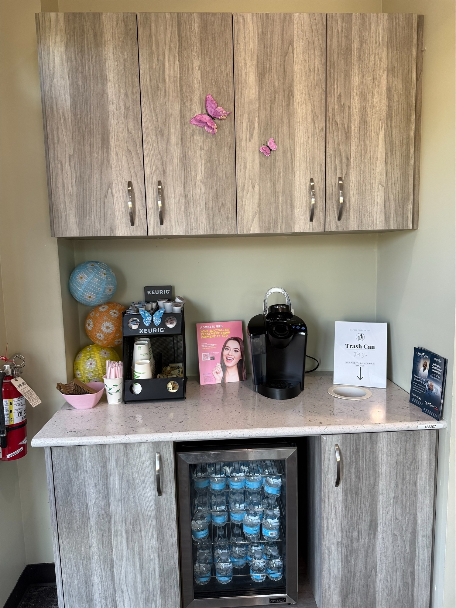 Coffee bar, Neibauer Dental Care. 