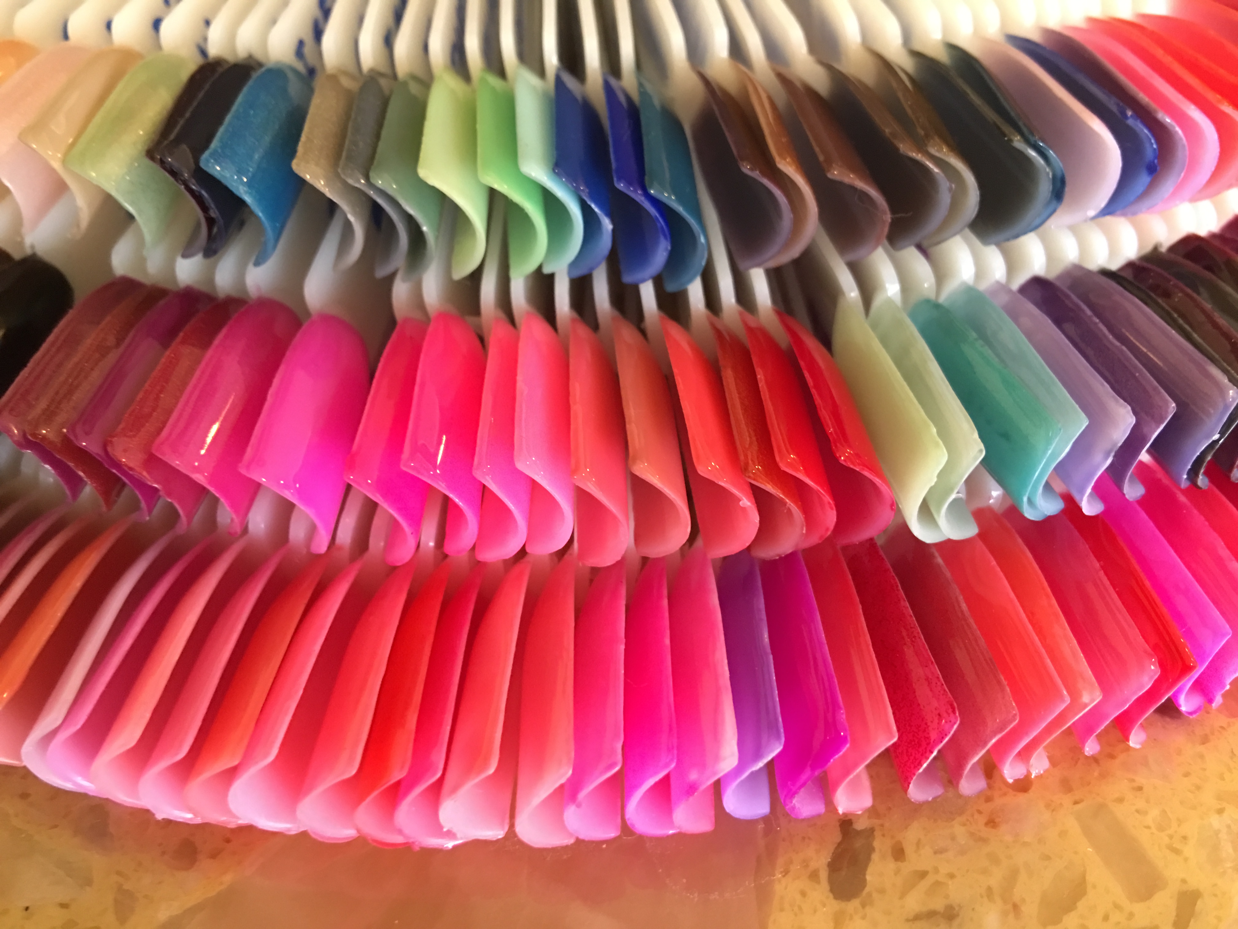 Our Shellac Colors Cover a Rainbow. 
