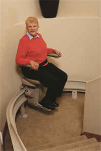 Bruno Curved StairLift
