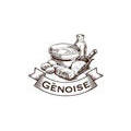 Gènoise Pastelería Logo