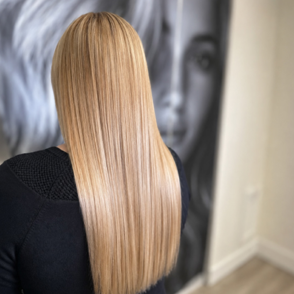 Professional Brazilian Blowout treatment at Avissa Salon in Ann Arbor smooths frizz, enhances shine, 