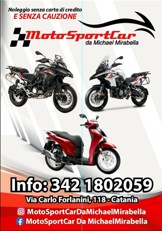 Gallery Cliente Autonoleggio Rent Car Moto Sport Car Catania 342 180 2059