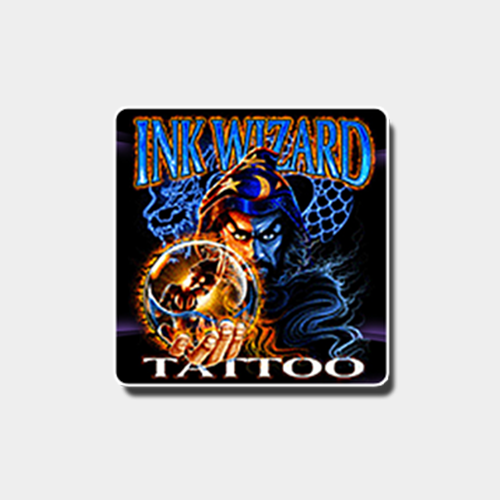 Ink Wizard Tattoo & Body Piercing Logo