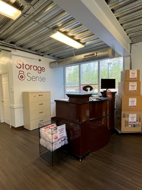 Main Office With Storage Materials On Site.