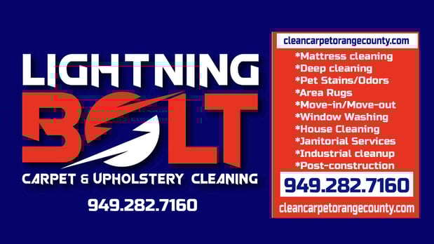 Images Lightning Bolt Carpet & Upholstery Cleaning