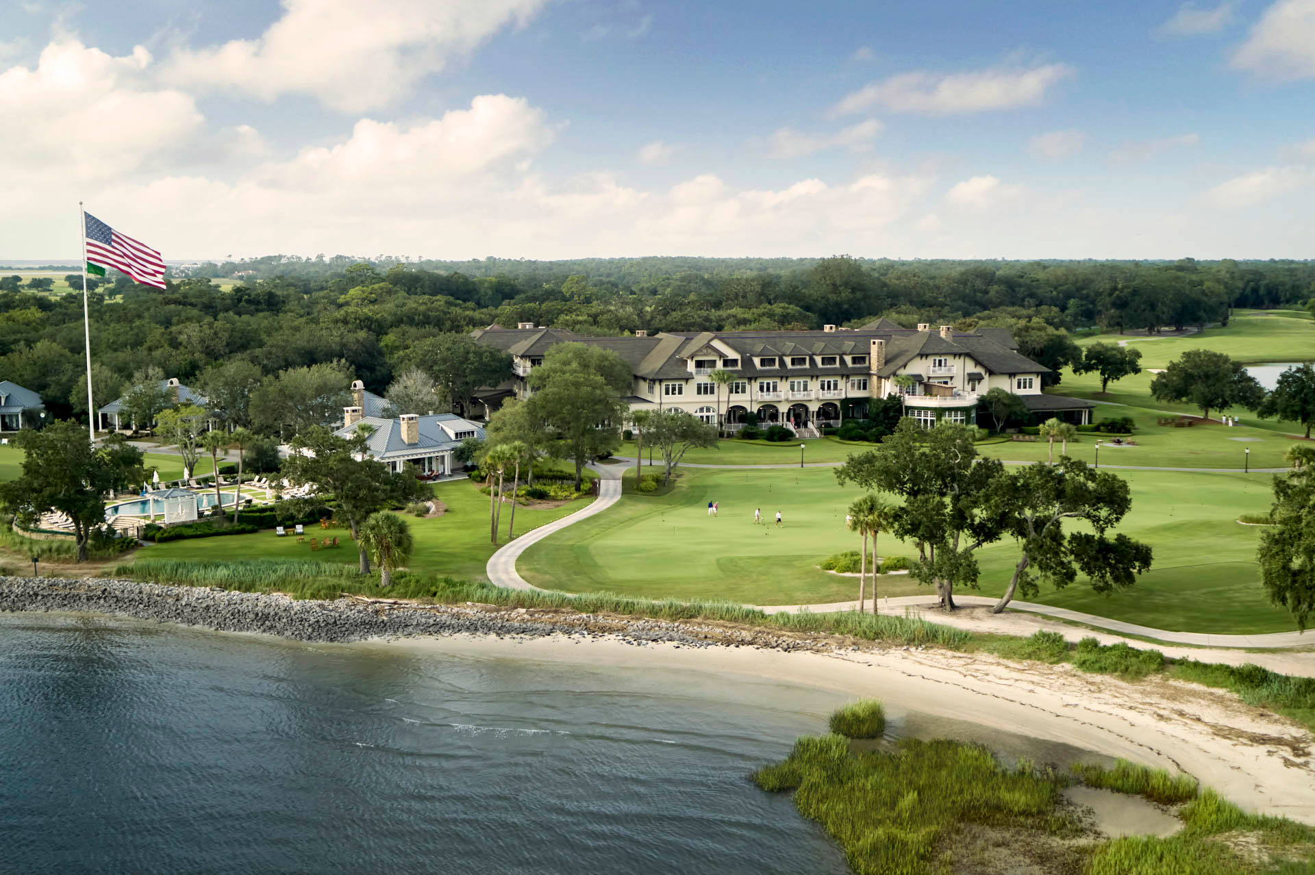Aerial View of The Lodge
