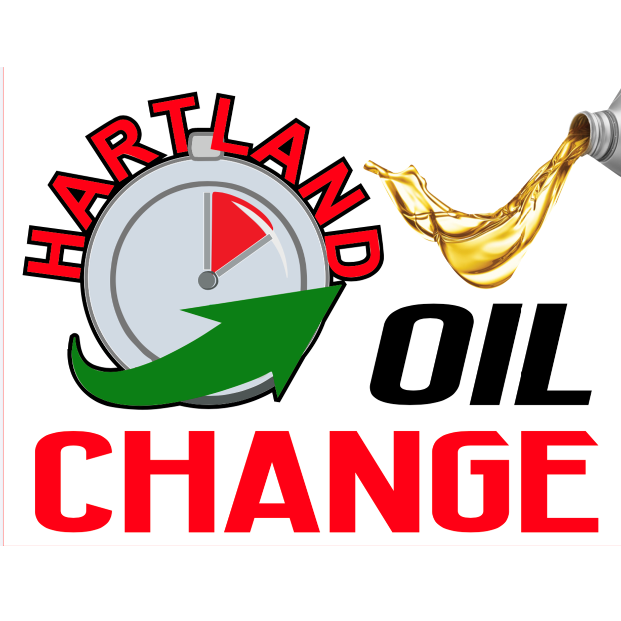 HARTLAND OIL CHANGE Logo