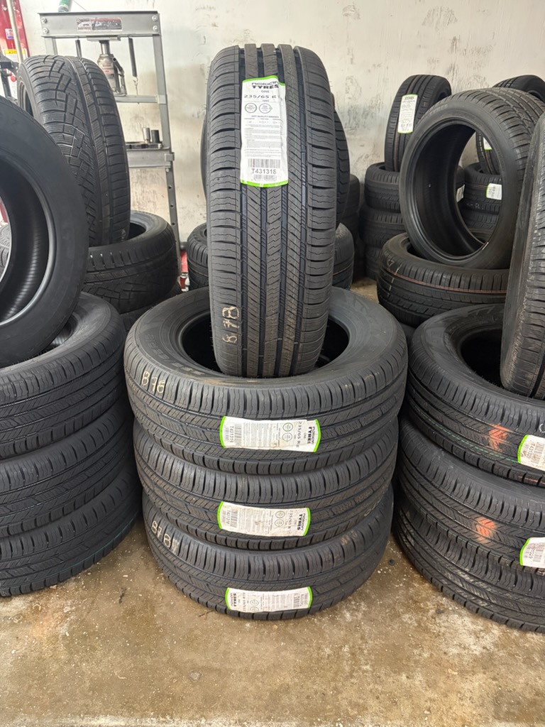 New tires in stock at Walker Tire Point S on South 48th Street in Lincoln, Nebraska