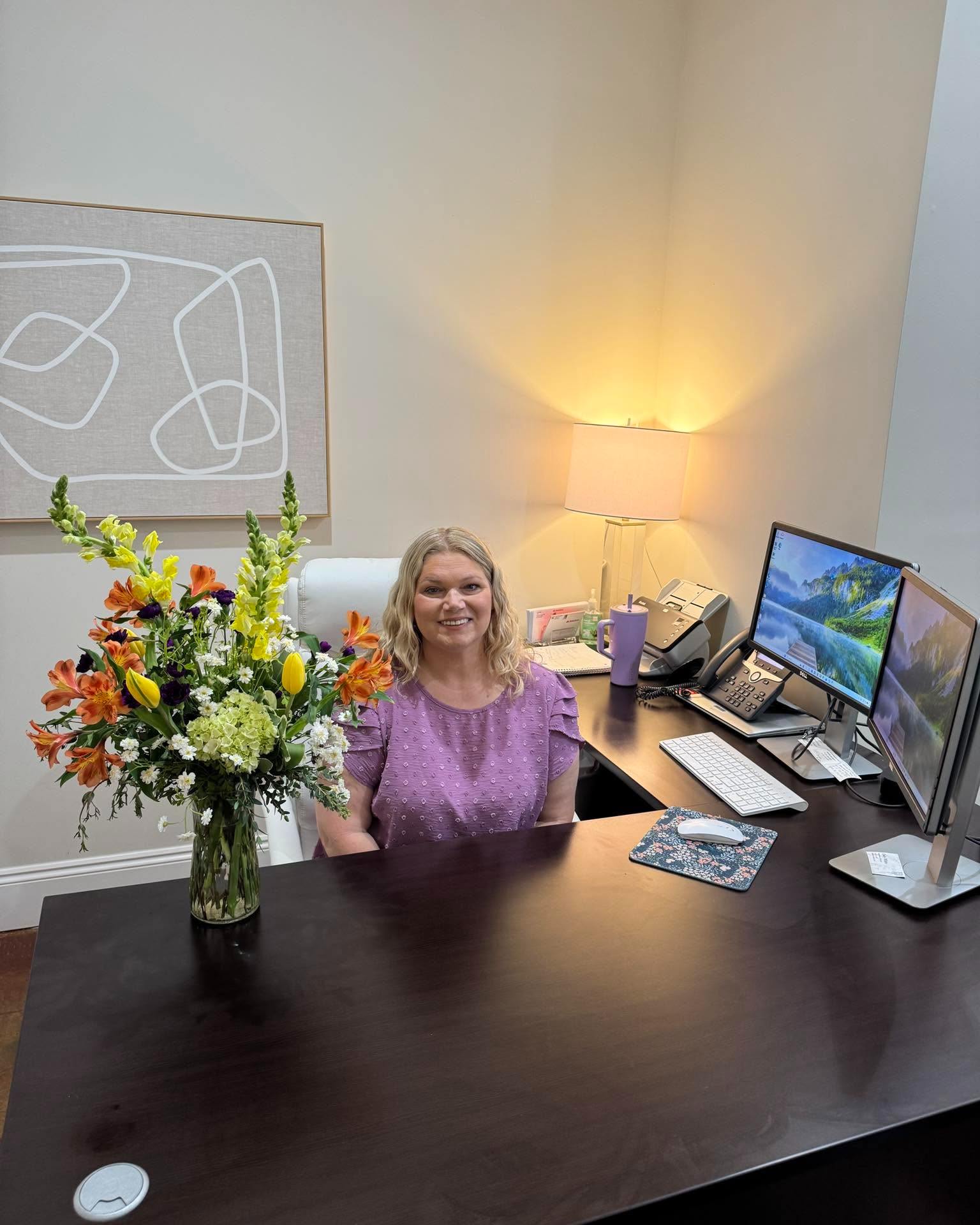 Happy 4 year work anniversary, Jami. Thank you for everything you do each day and for the kindness you bring to our office. We are grateful to have you with us and look forward to celebrating many more milestones together.