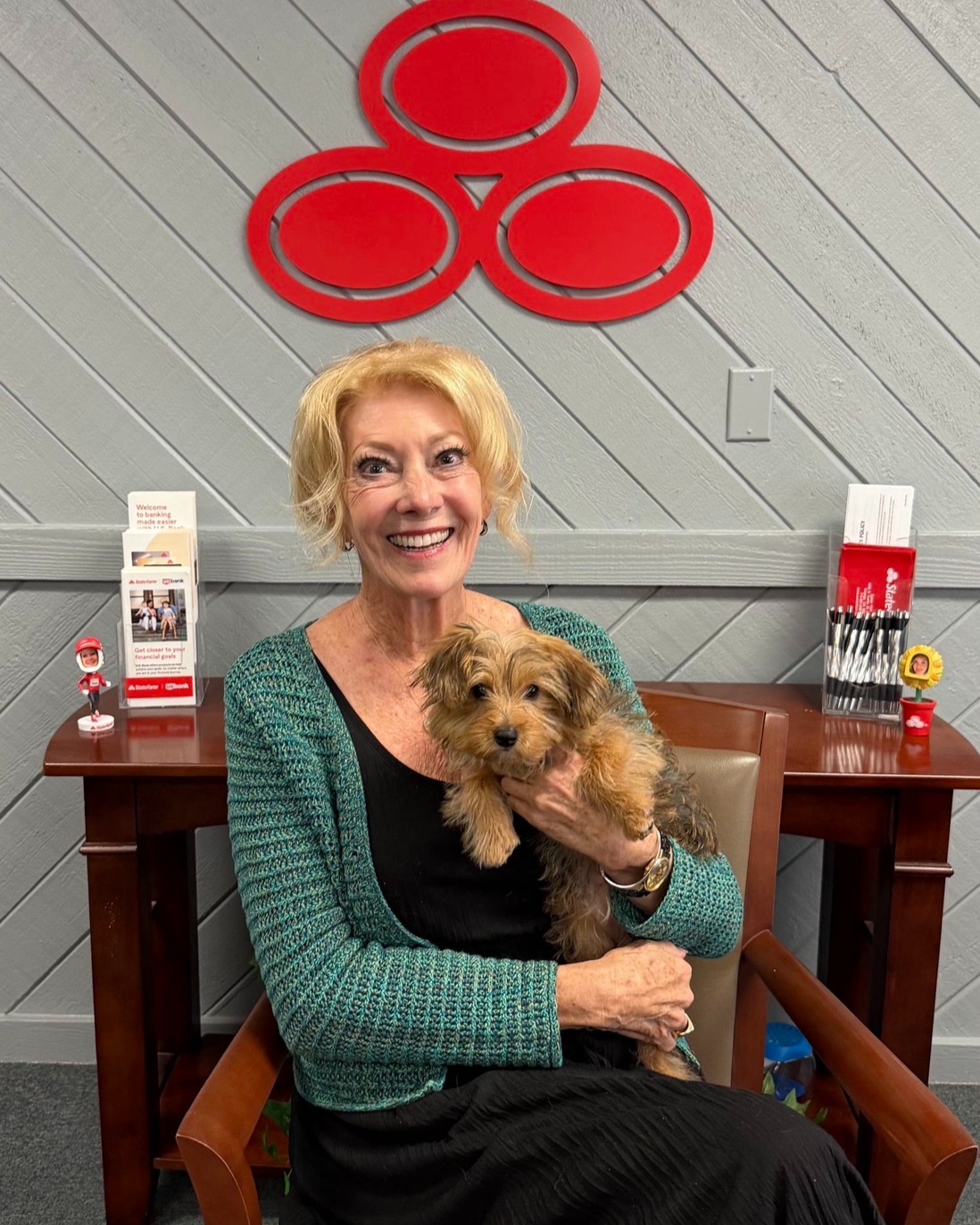 Susan brought in her 4mo. Old Yorkipoo Miss Bridgette.