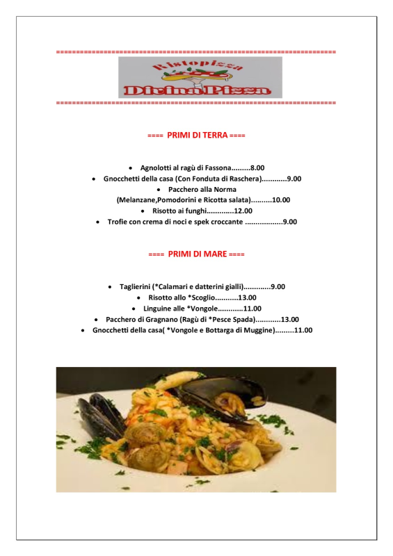 Images Pizzeria Ristorante Divina Pizza