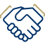 Handshake icon.