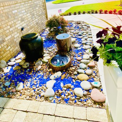 Create our outdoor oasis with our landscapers!