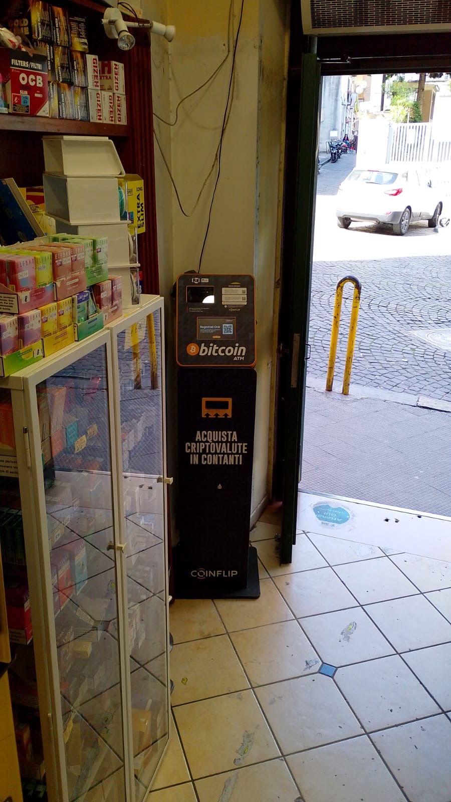 Images CoinFlip Bitcoin ATM - Francesco Ranieri Tab. Riv. 366 (Arenella)