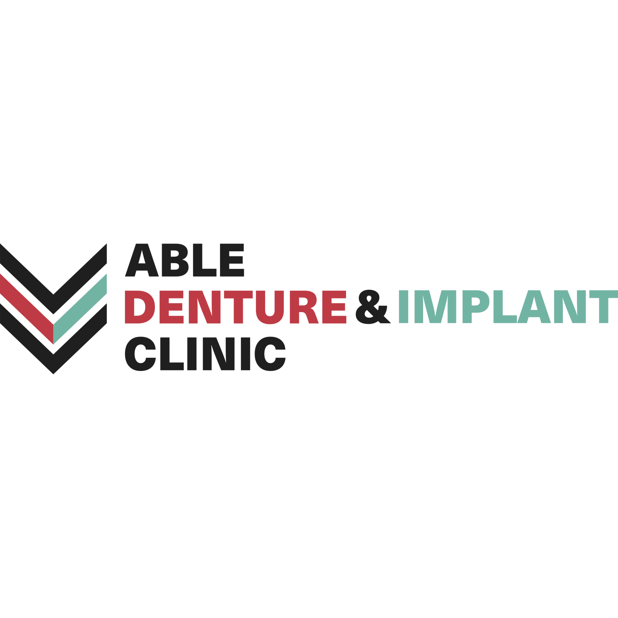 LOGO Able Denture & Implant Clinic Camberley 01276 25235