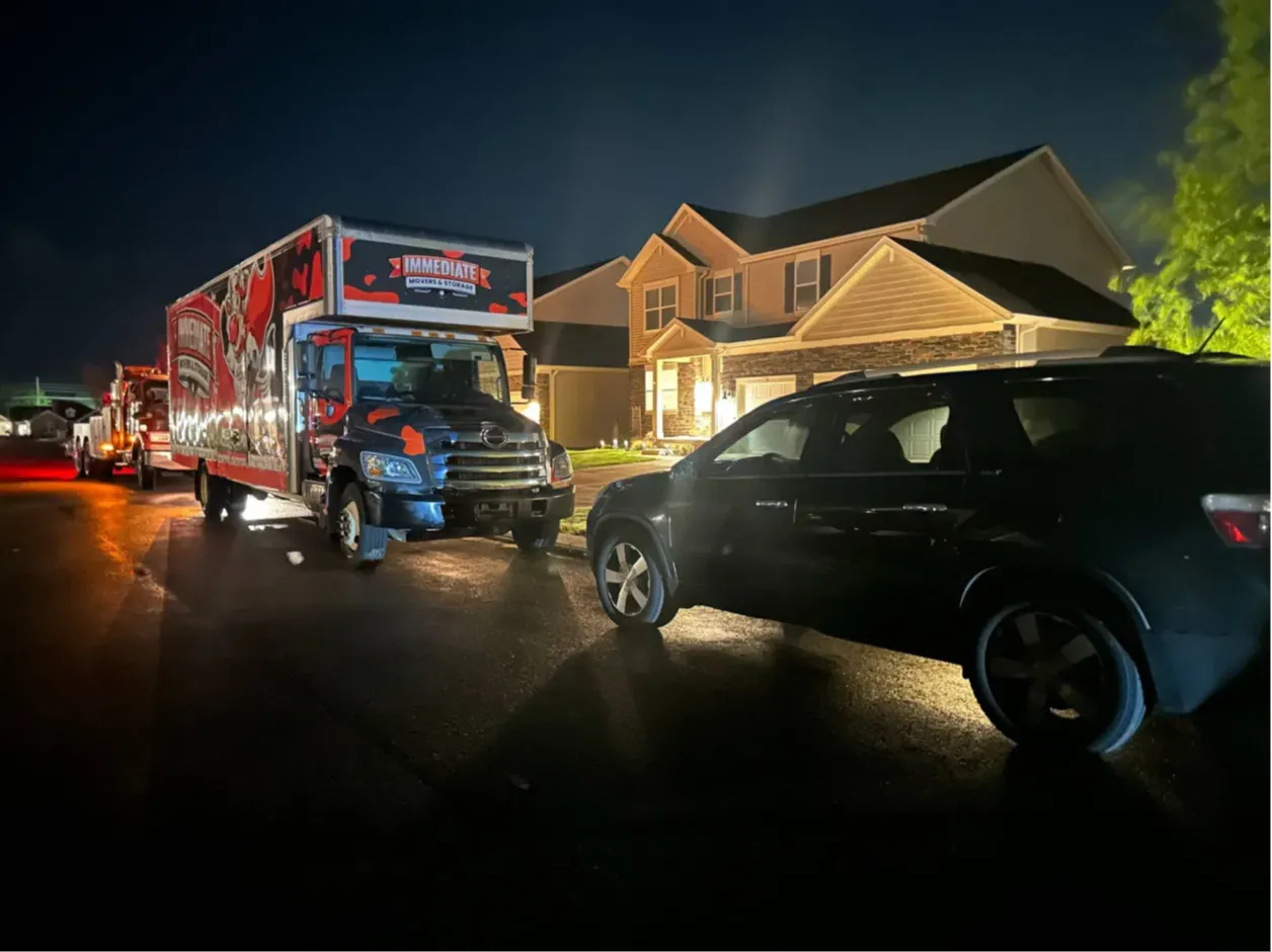 Immediate Movers and Storage works late until the job is done